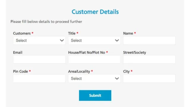 provide your personal details - daikin ac complaint online